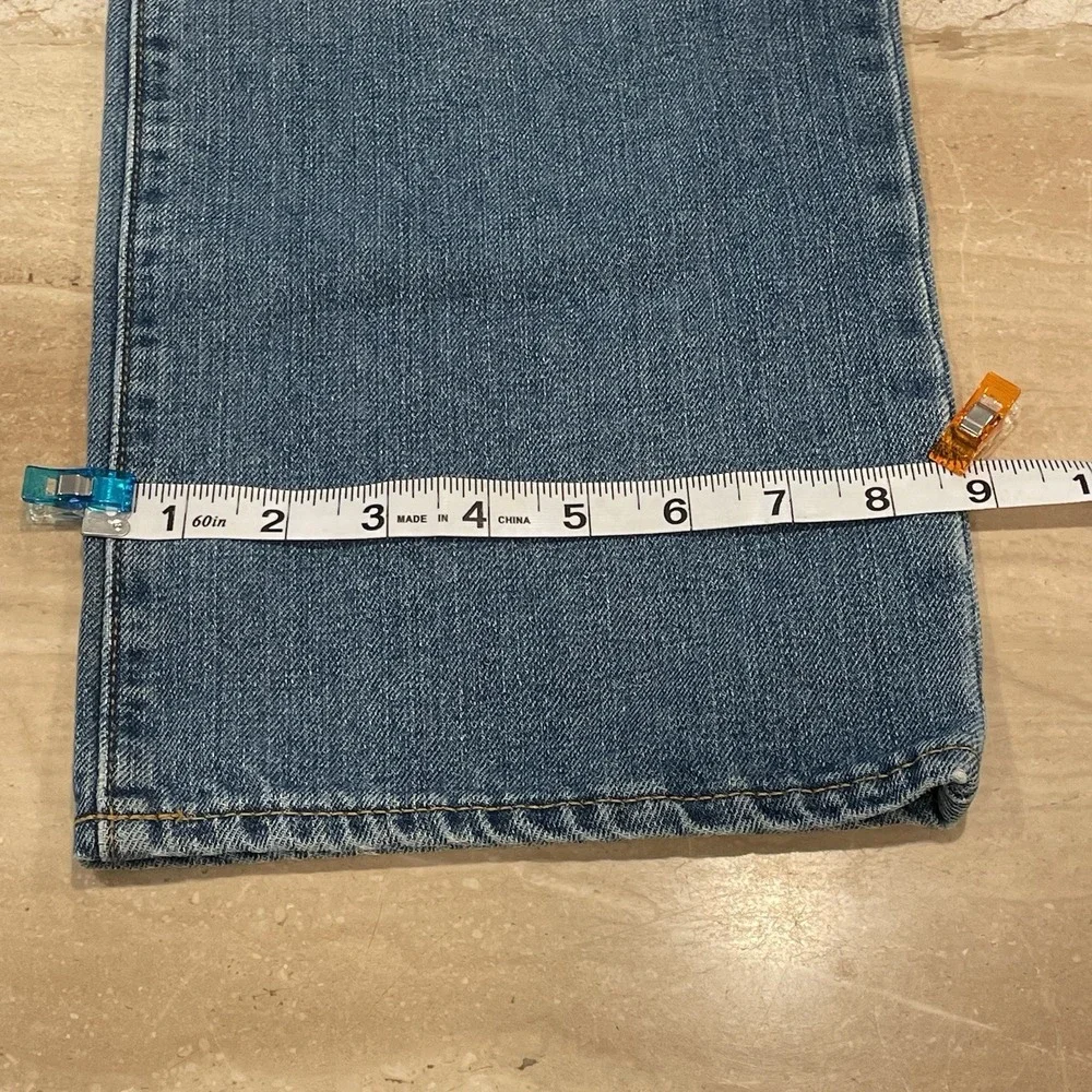 OLD NAVY Mens Famous Jeans Standard Regular Blue Straight Denim 32x29 Med‎ Wash